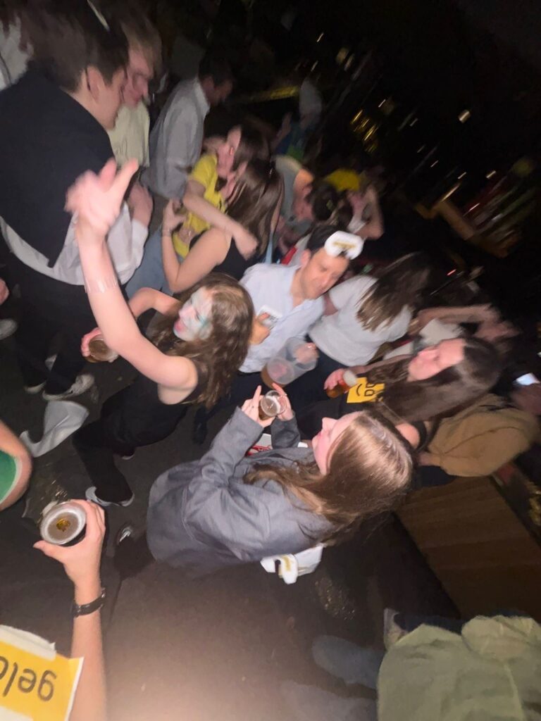 Feest foto met onze smurf bij de Domcup 2026