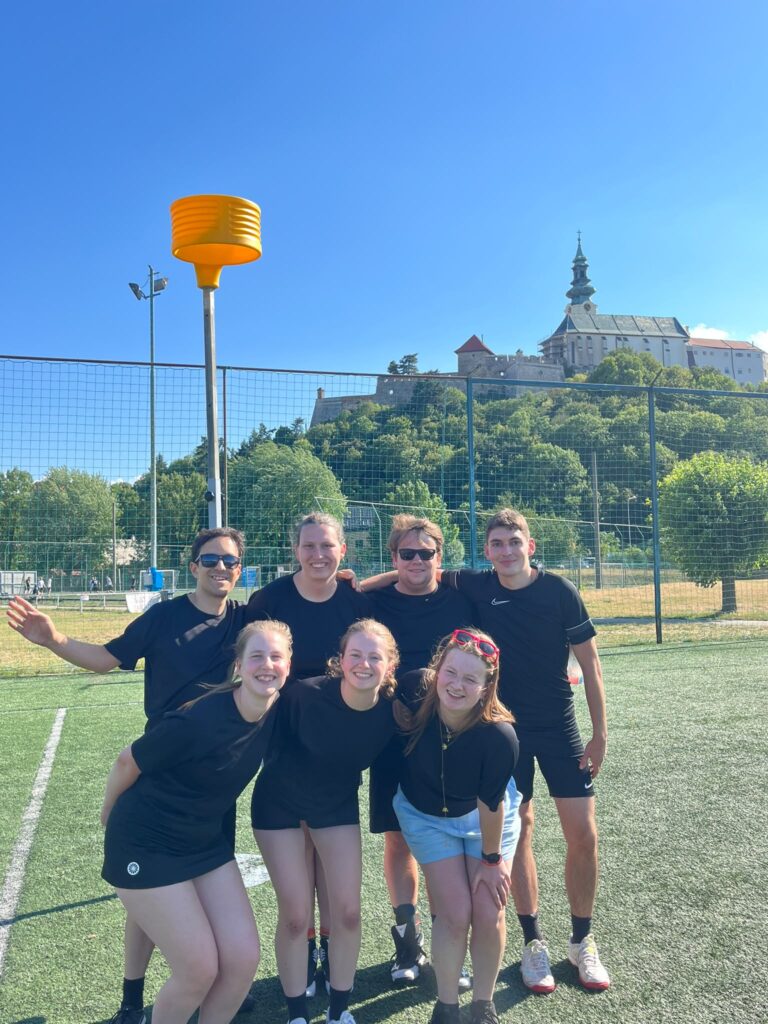 Groepsfoto van onze Amsterdammers in Nitra 2026